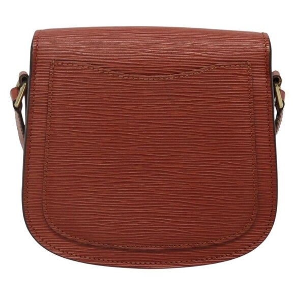 LOUIS VUITTON Epi Saint Cloud PM Shoulder Bag Brown M52213 LV Auth 134622 - Picture 3 of 16